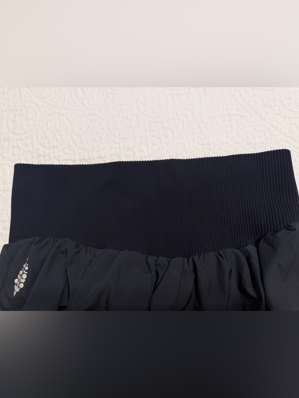Free People Black Layered Athletic Shorts with Wide Rib Waistband - Picture 5 of 7